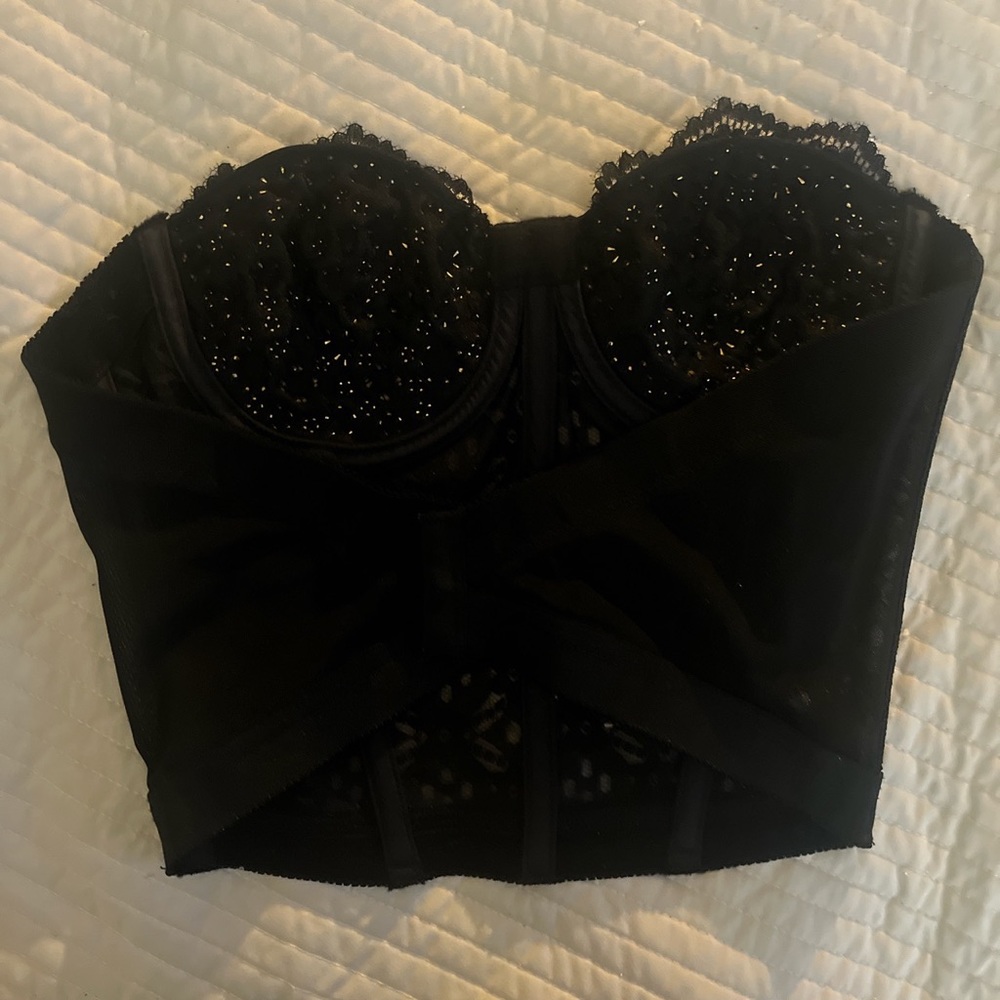 Black lace corset brand new never used